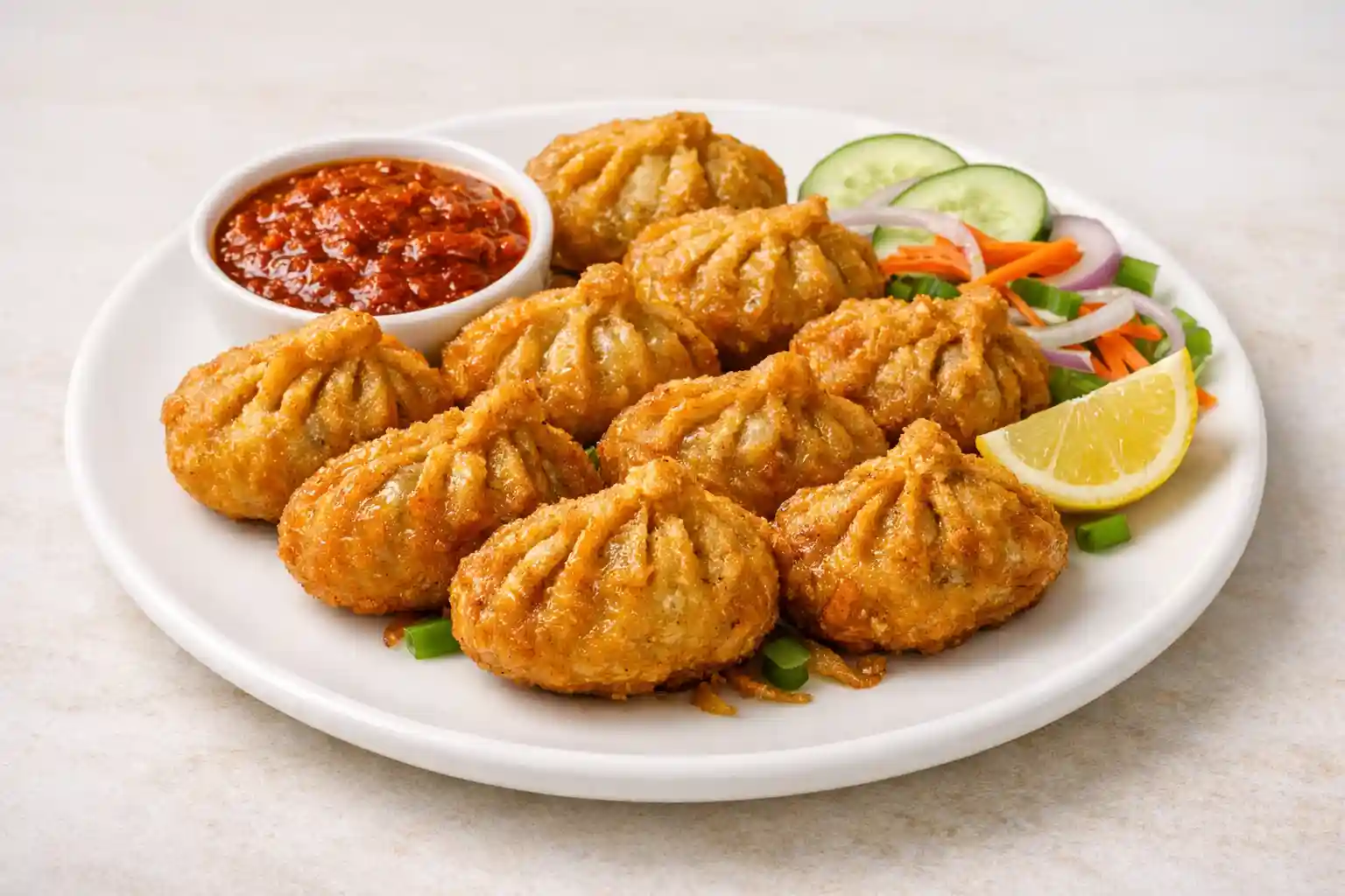 Chicken Momo Fry - Full (6pcs) - Quality Food Kuli